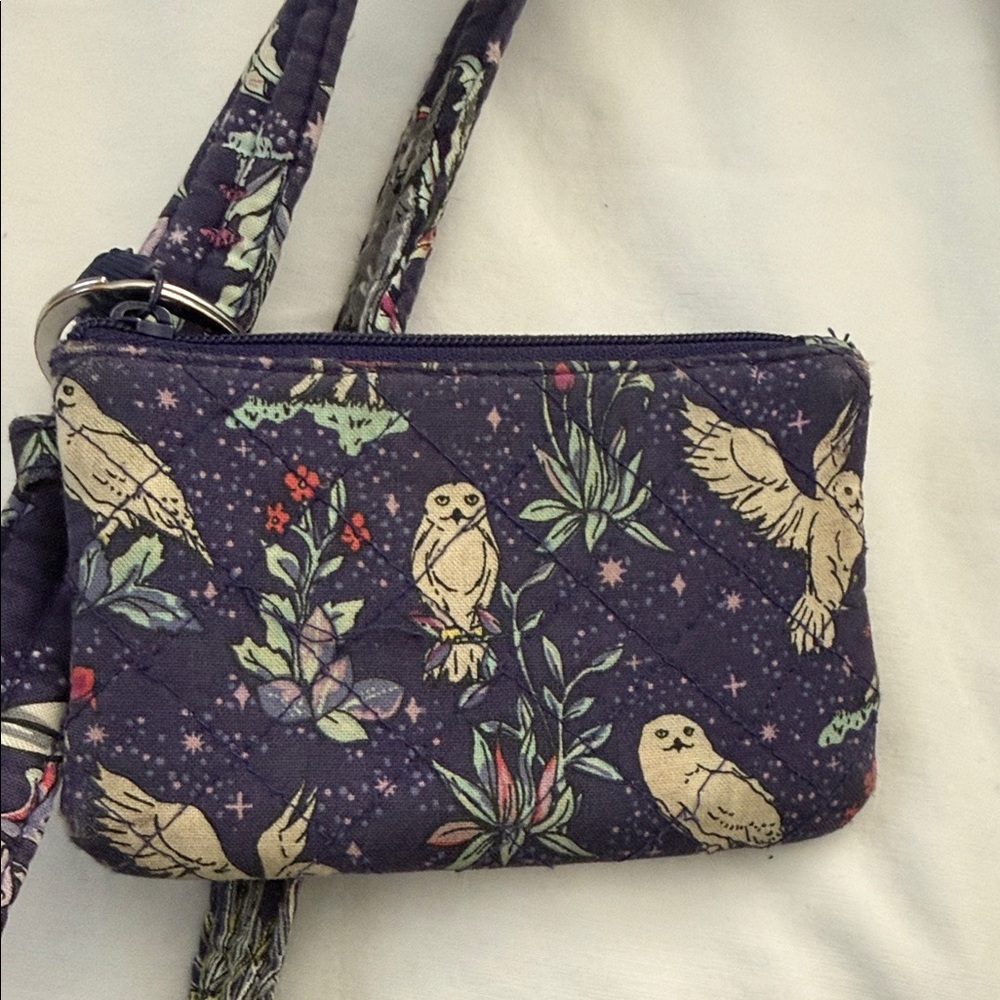 Vera Bradley Harry Potter Forbidden Forest Floral Quilted Tote/ID holder - Picture 6 of 13